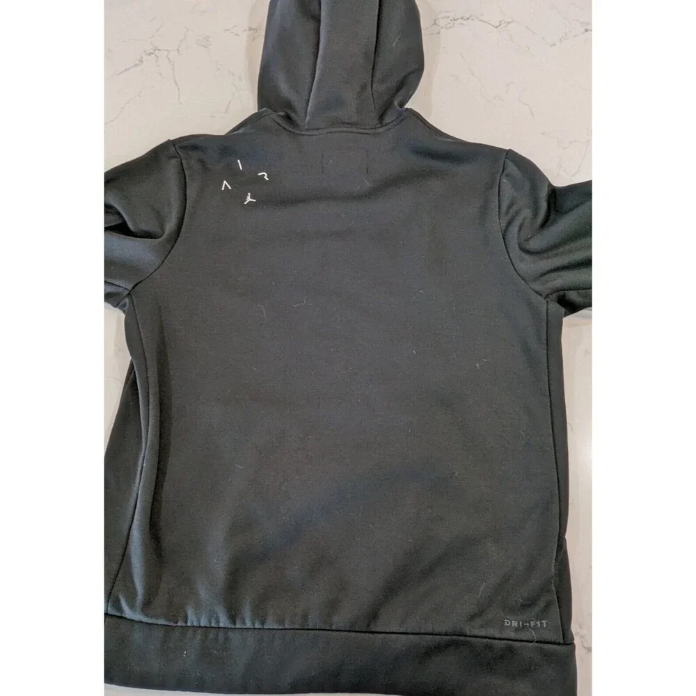 Vintage Nike Air Jordan Hoodie Sweatshirt Black Men Small Pullover